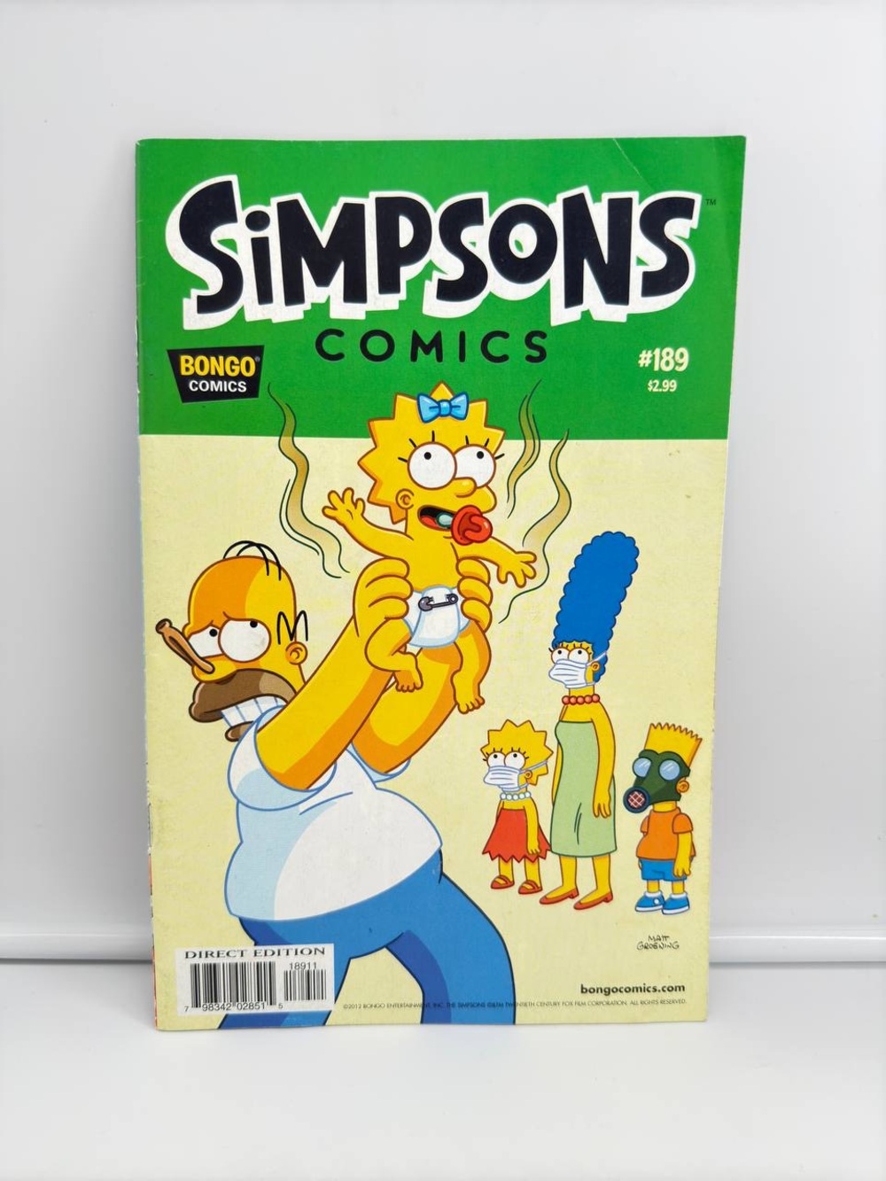 The Simpsons Comics #189 Bongo 2012 Direct Edition